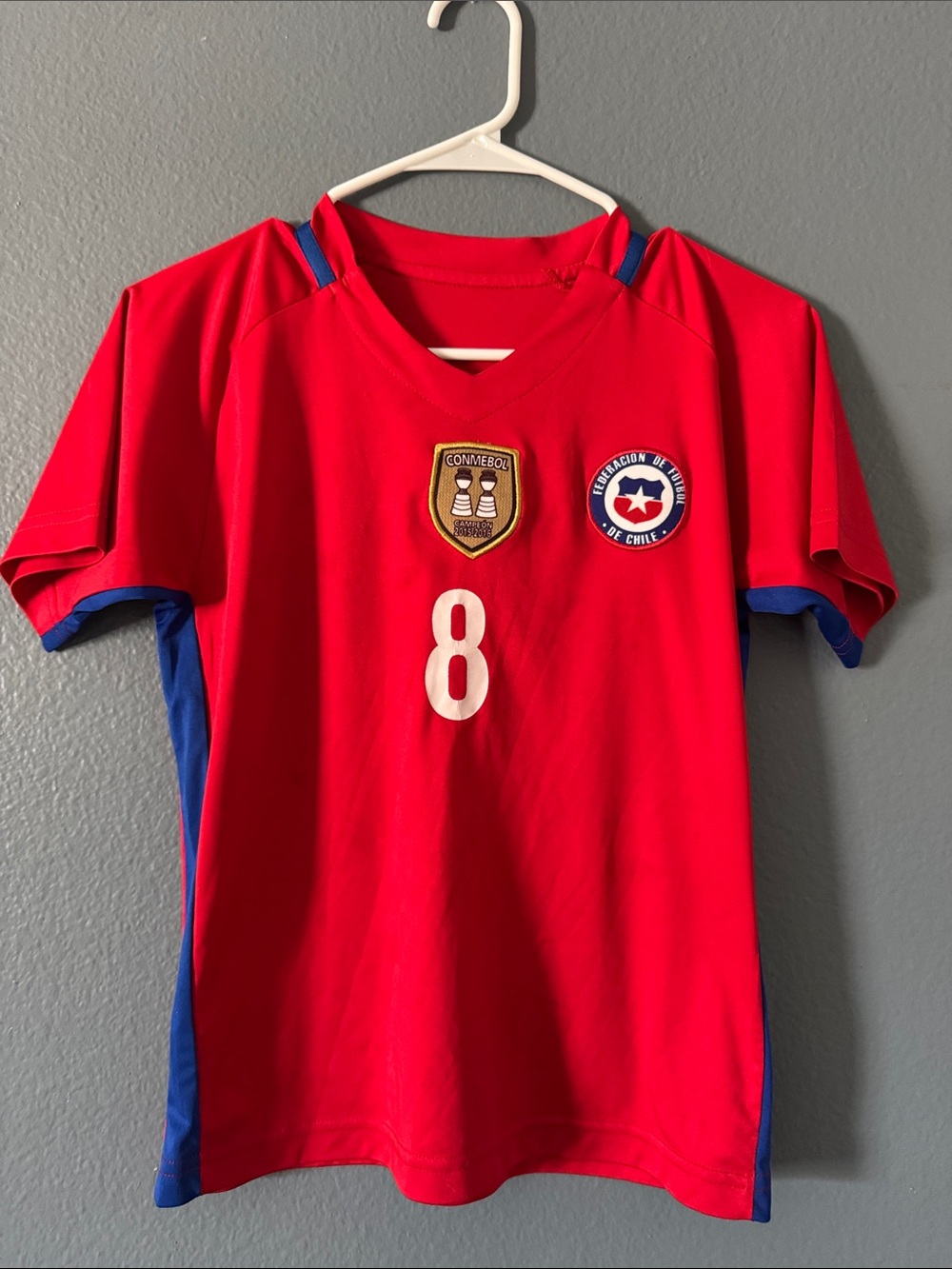 Chile Youth Soccer Jersey #8 Vidal